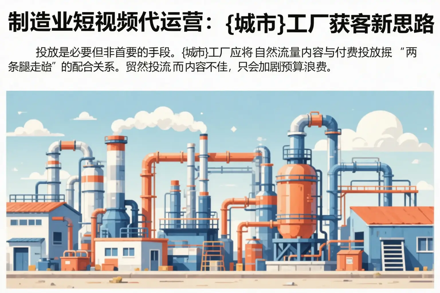 制造业短视频代运营:钟祥工厂获客新思路